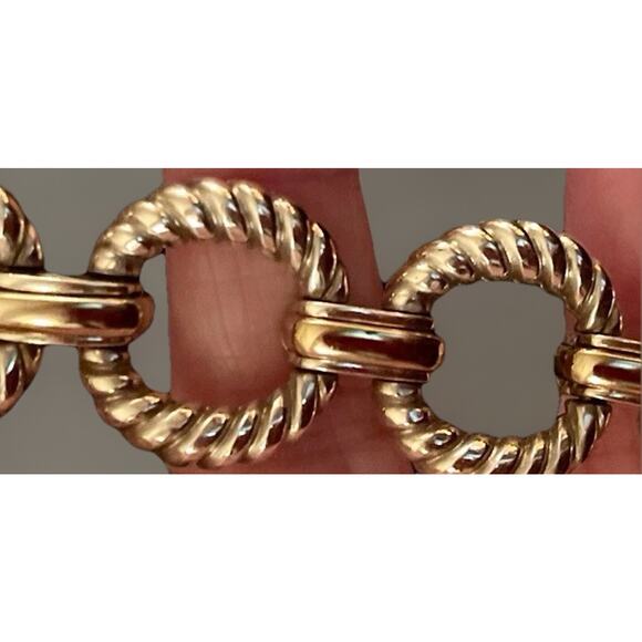 Brighton Bracelet Kindred Link Two Tone with Lobster Claw Clasp adjustable 8.50" - Picture 7 of 9